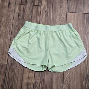 Under Armour Play Up 3.0 Mint Green Athletic Training Shorts Size Medium
